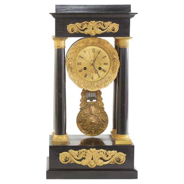 Pinwheel Portico Clock For Sale at 1stDibs