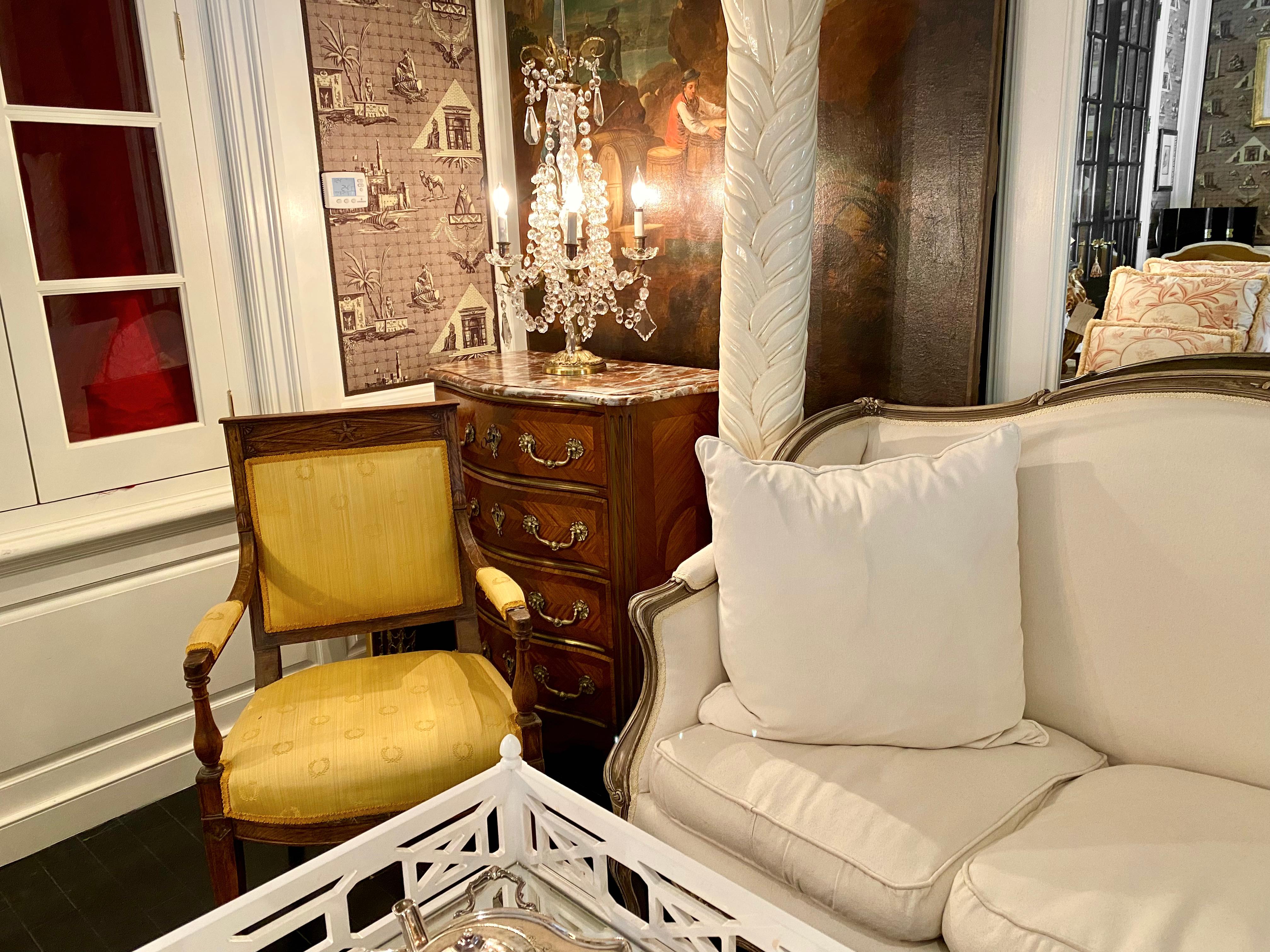 French, Empire Provencal Armchair For Sale 11