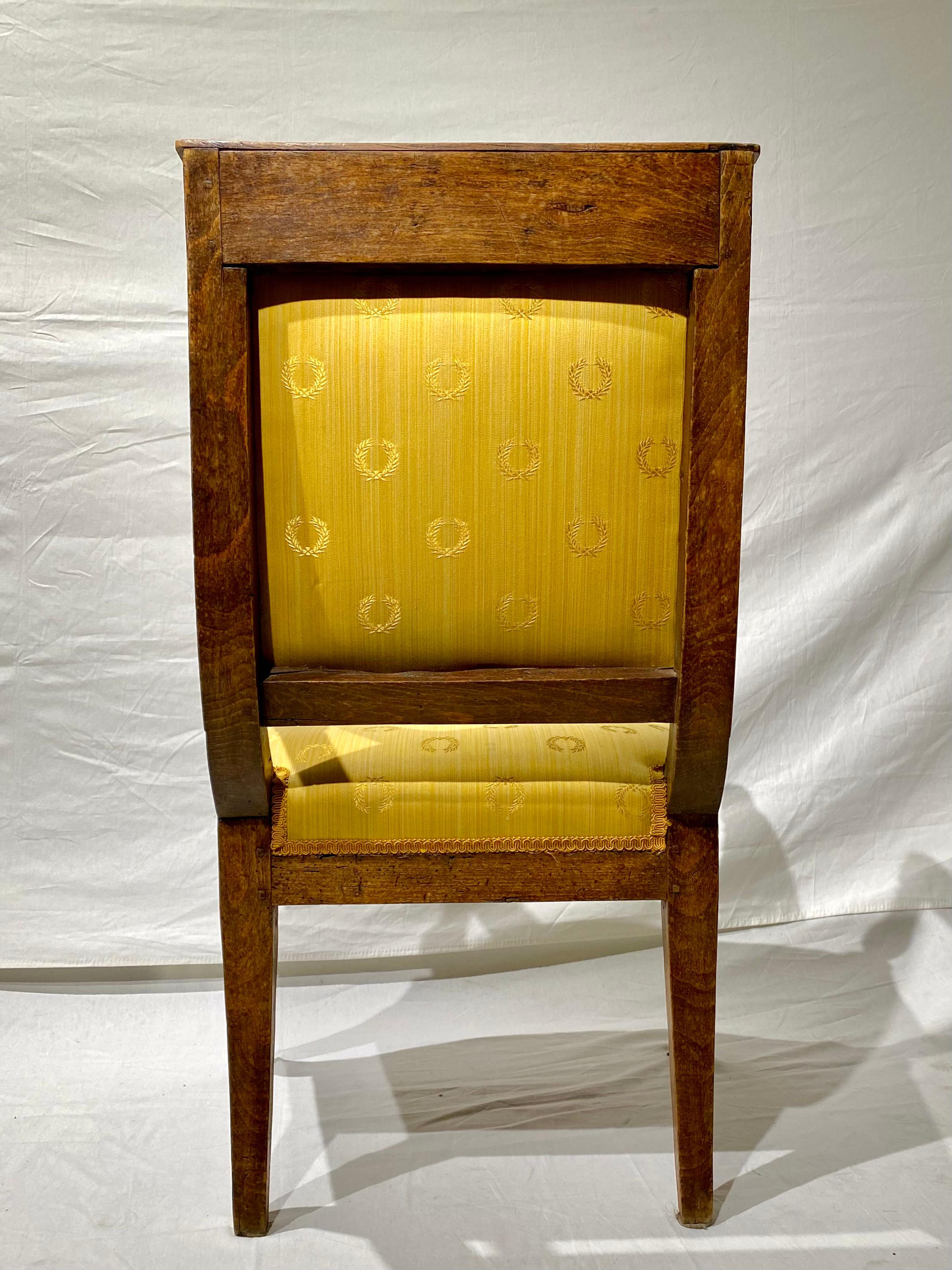 Wood French, Empire Provencal Armchair For Sale