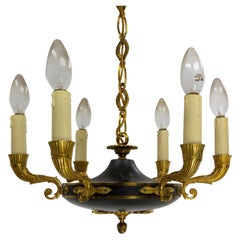 Vintage French Empire Revival Chandelier, Midcentury