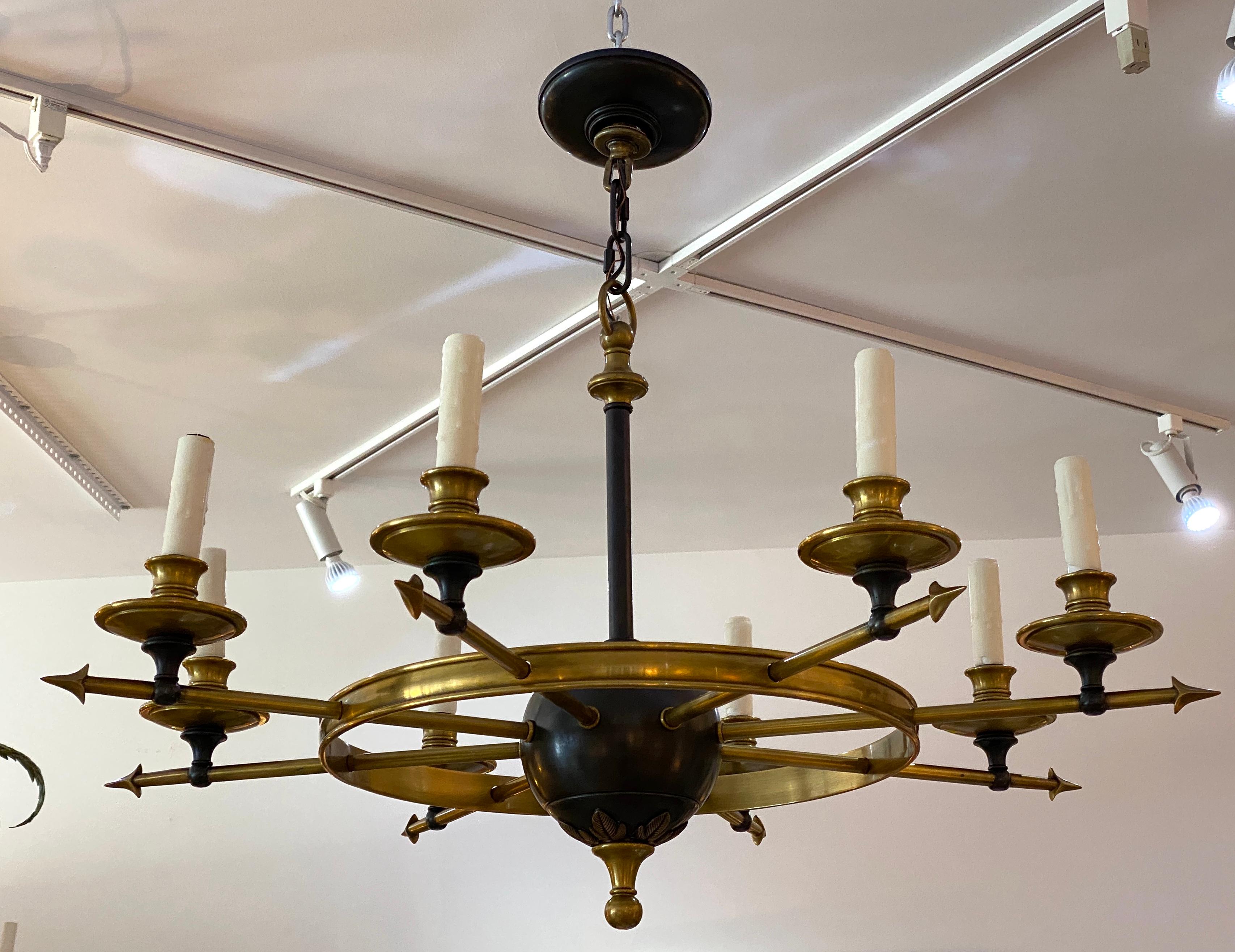 French Empire Revival Style Chandelier 5