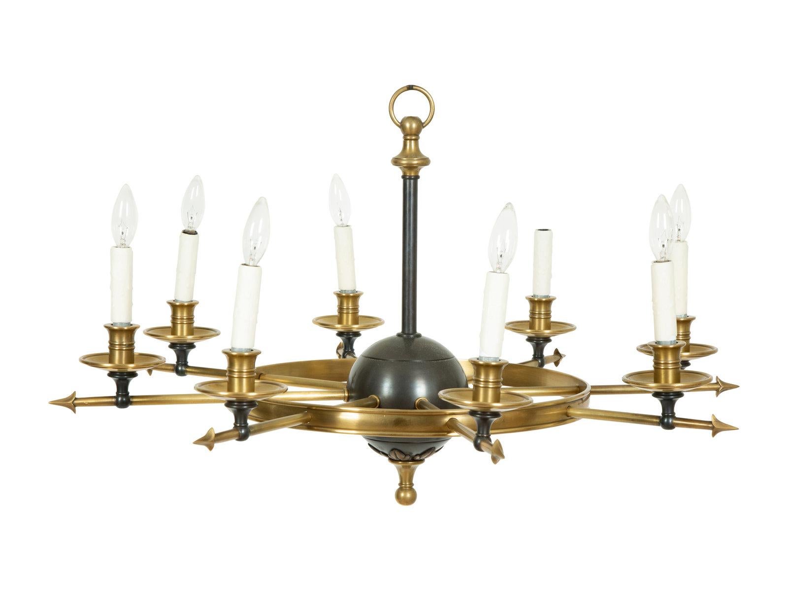 French Empire Revival Style Chandelier 6