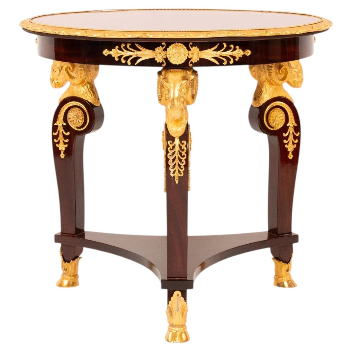 French Empire Revival Style Occasional Table