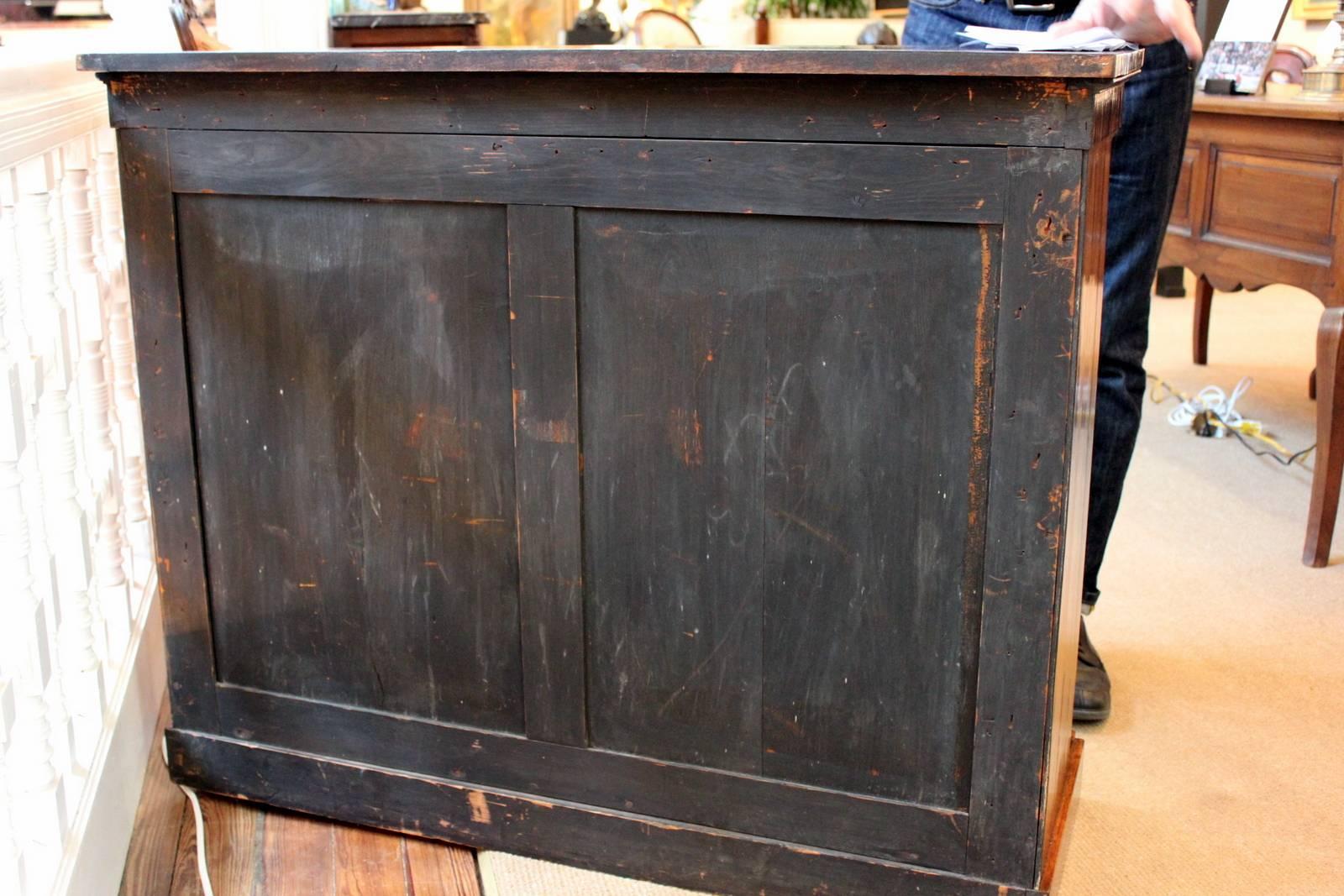 French Empire Rosewood Chiffonier Cabinet, 19th Century In Excellent Condition In Lambertville, NJ