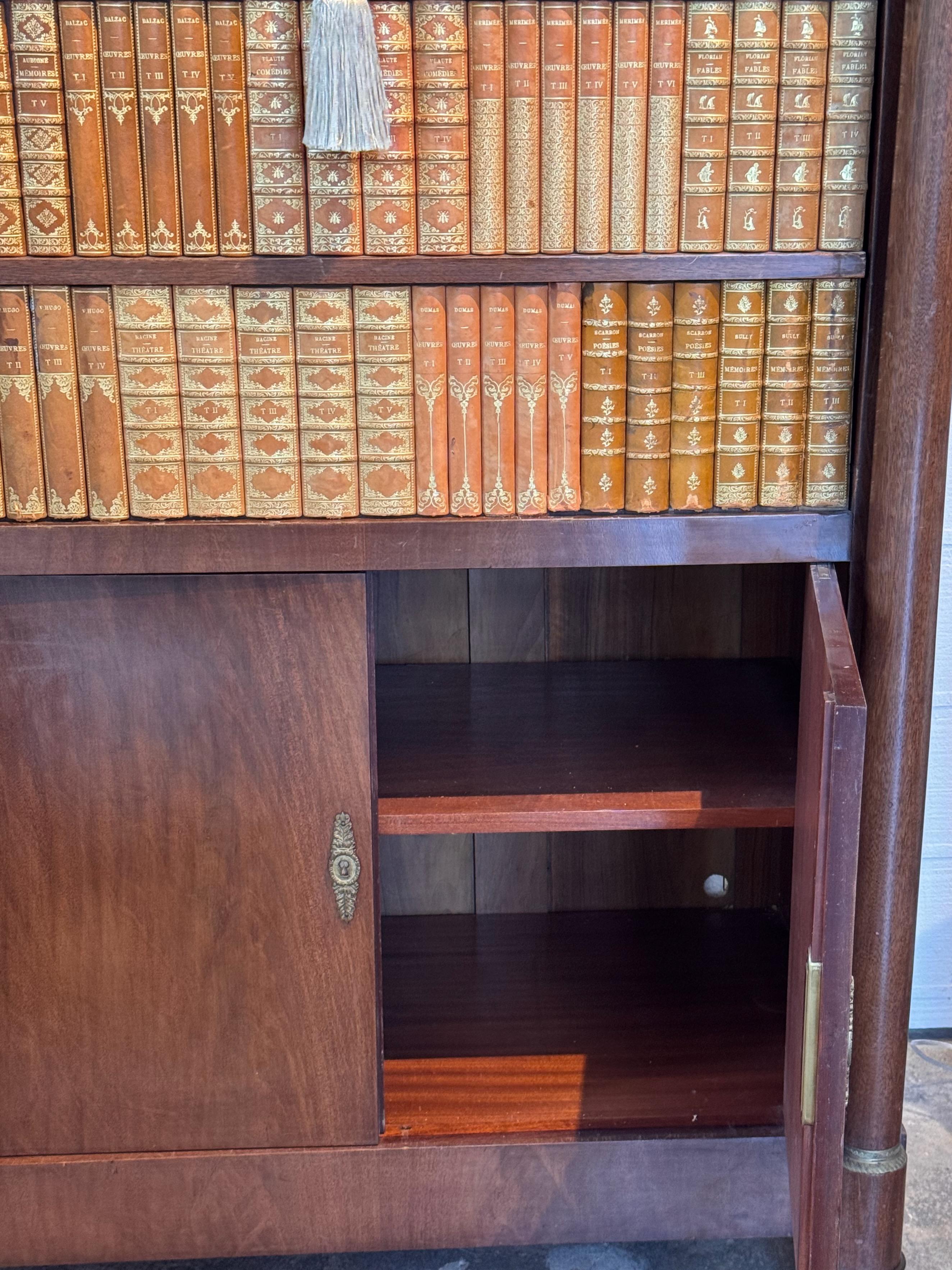 Secretaire À Abattant dell'Impero francese con facciata a libro finto in vendita 3
