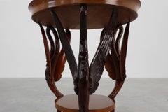 French Empire Side Table in Carved Wood, circa 1850
