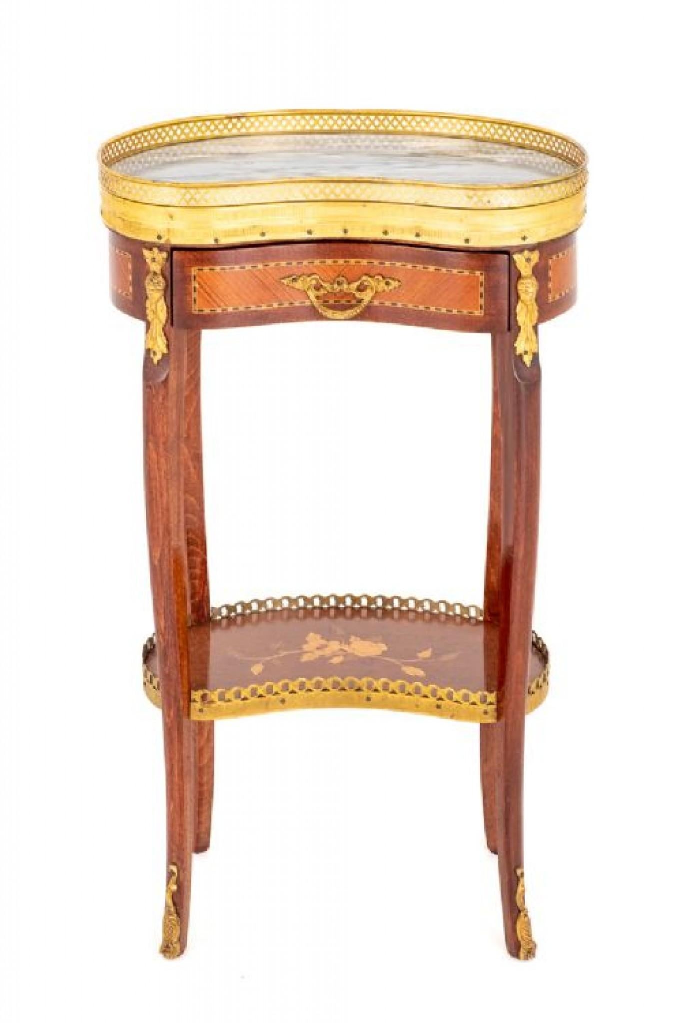 Mahogany French Empire Side Table Occasional Tables