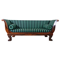 French Empire Sofa, Mahogany, circa 1810