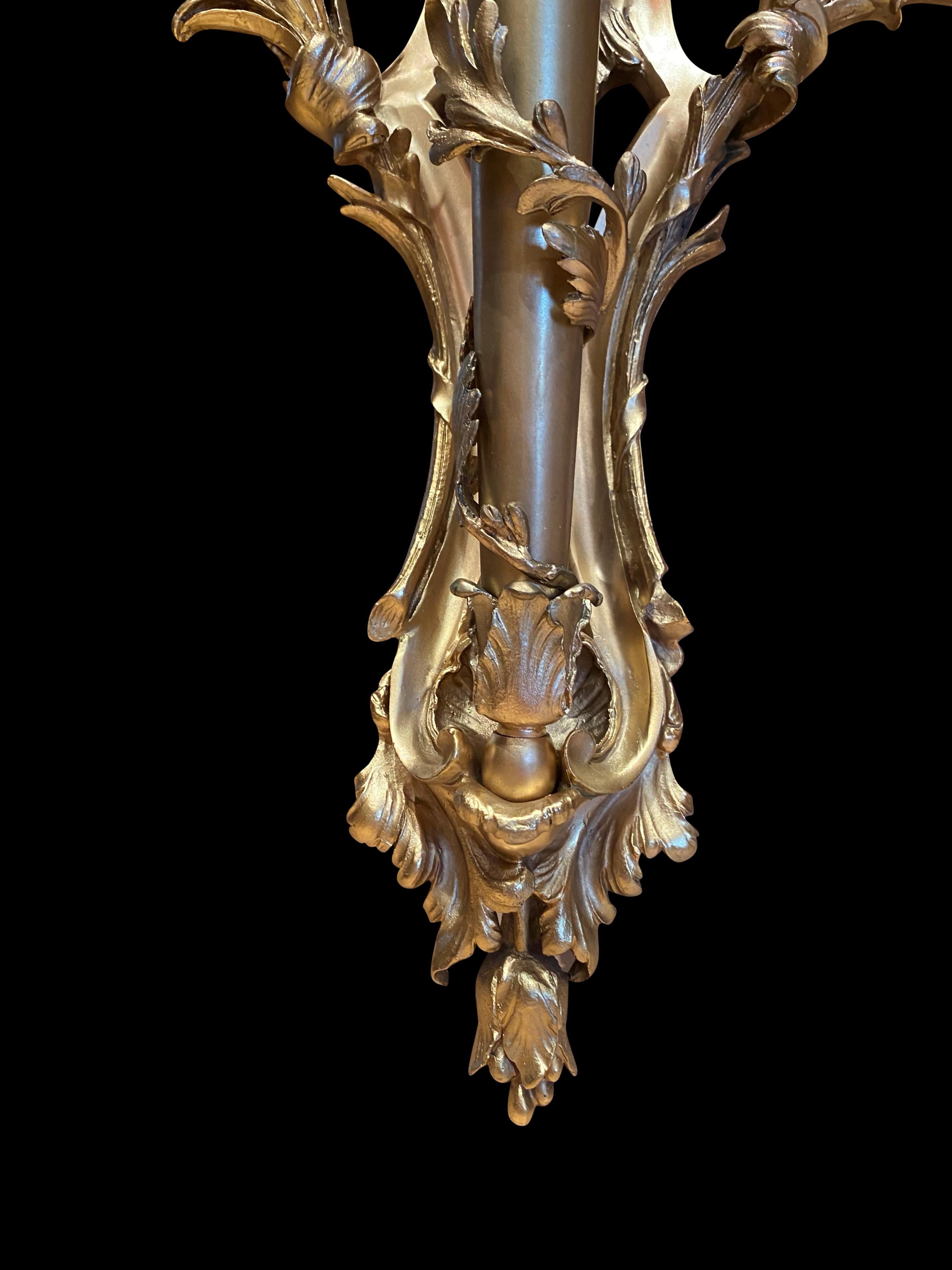 French Empire Statue of Liberty Wall Sconces, 20th Century For Sale 8
