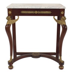French Empire Style '19th-20th Century Console Table