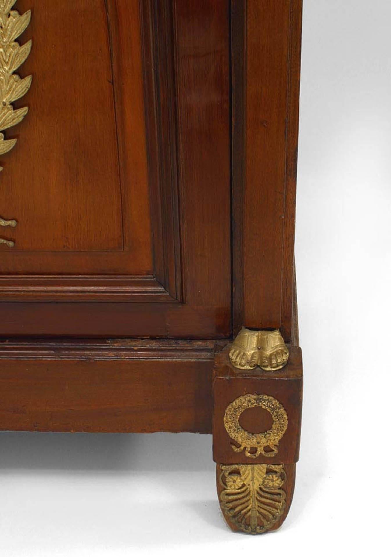 XIX secolo Libreria in mogano stile Impero francese in vendita