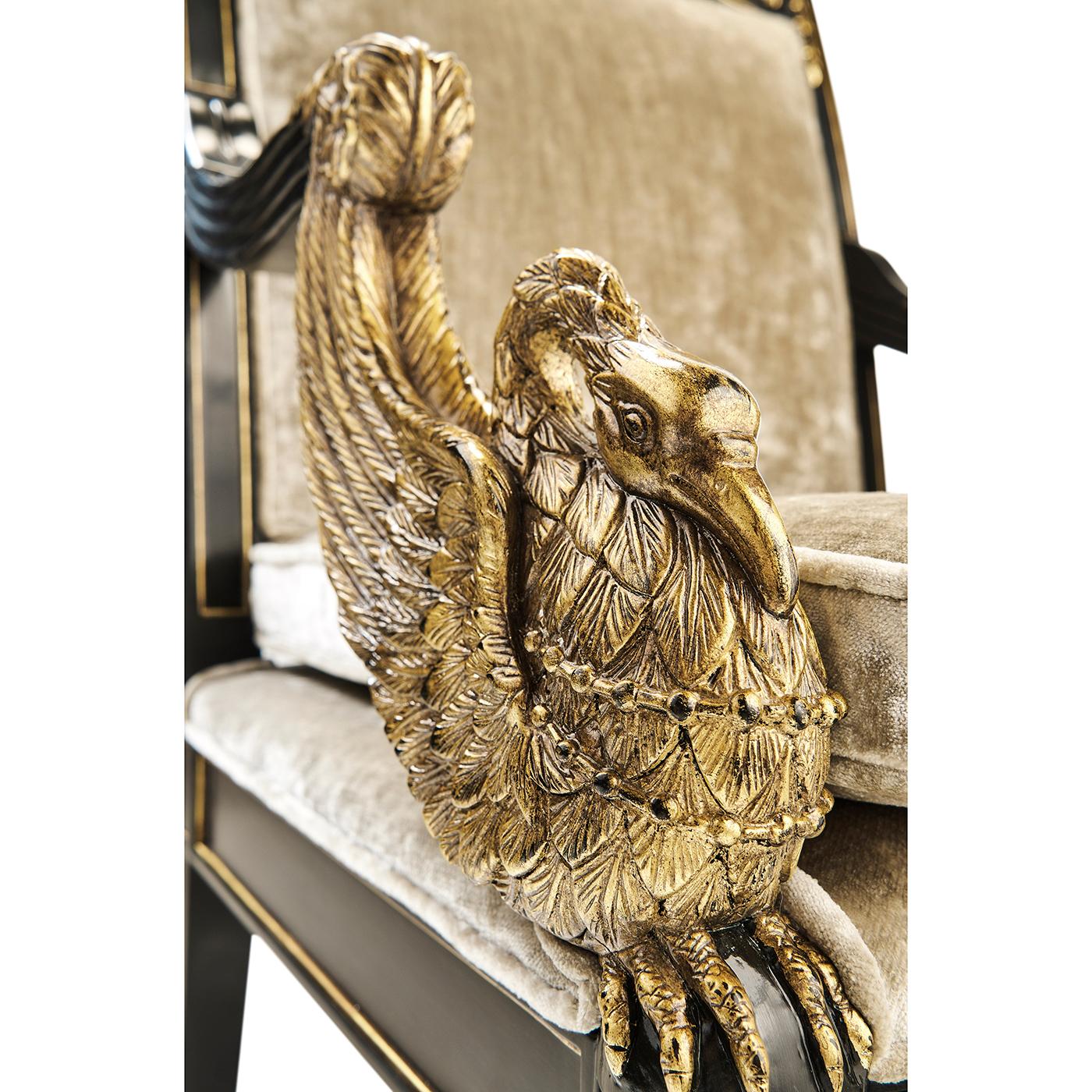 Sillón Francés Estilo Imperio Terciopelo en venta