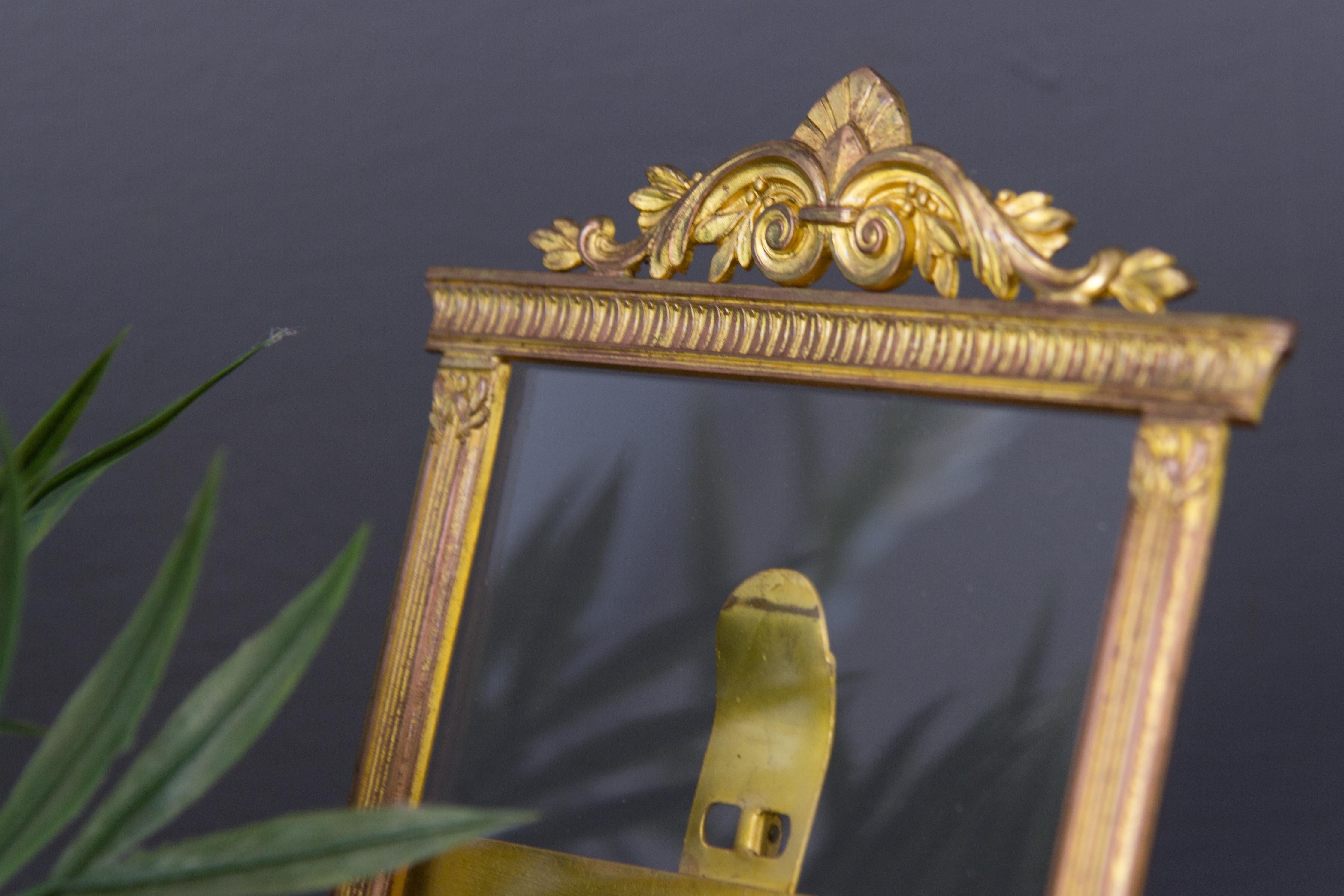 French Empire Style Brass Desk Frame 6