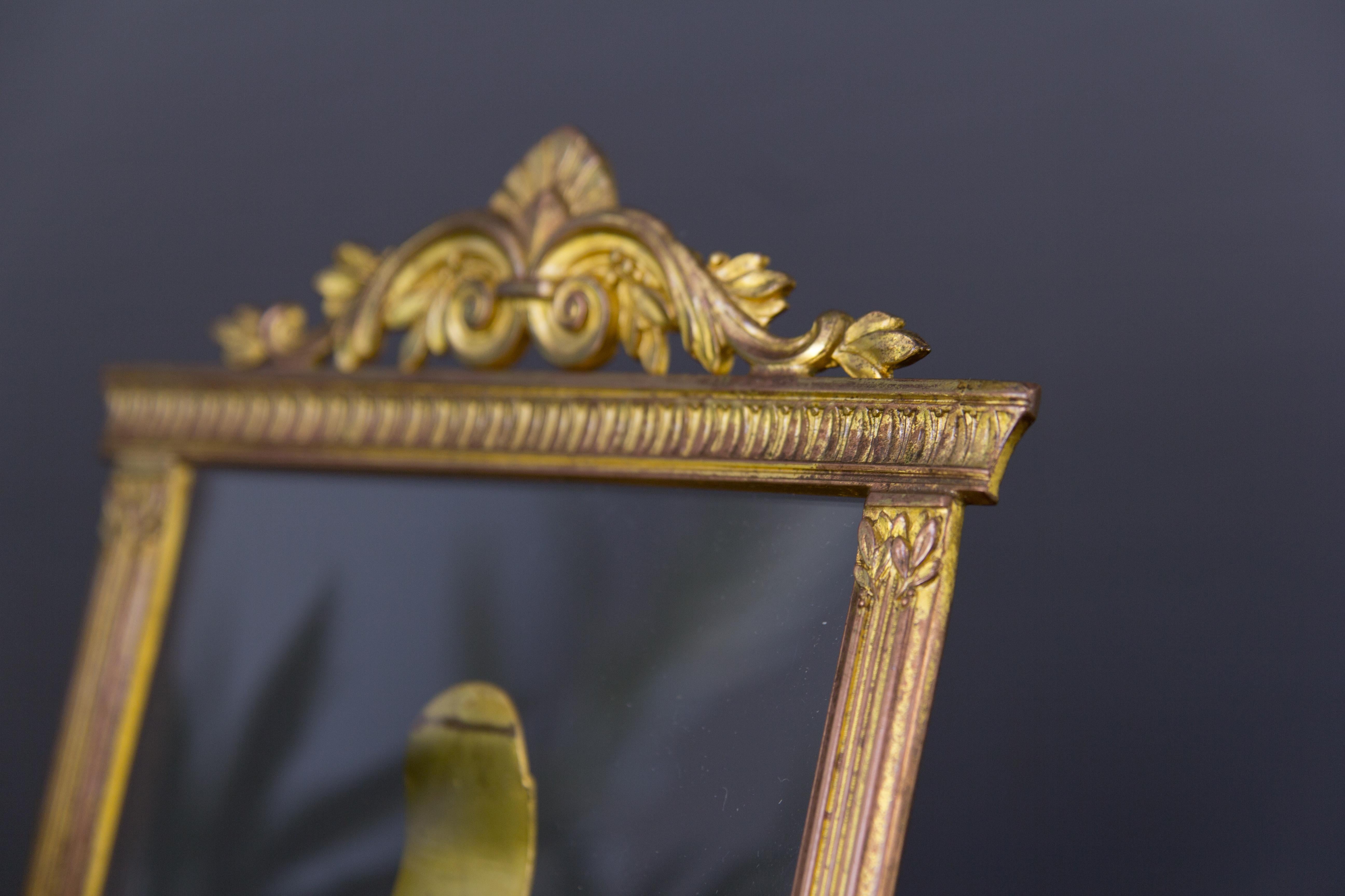 French Empire Style Brass Desk Frame 8