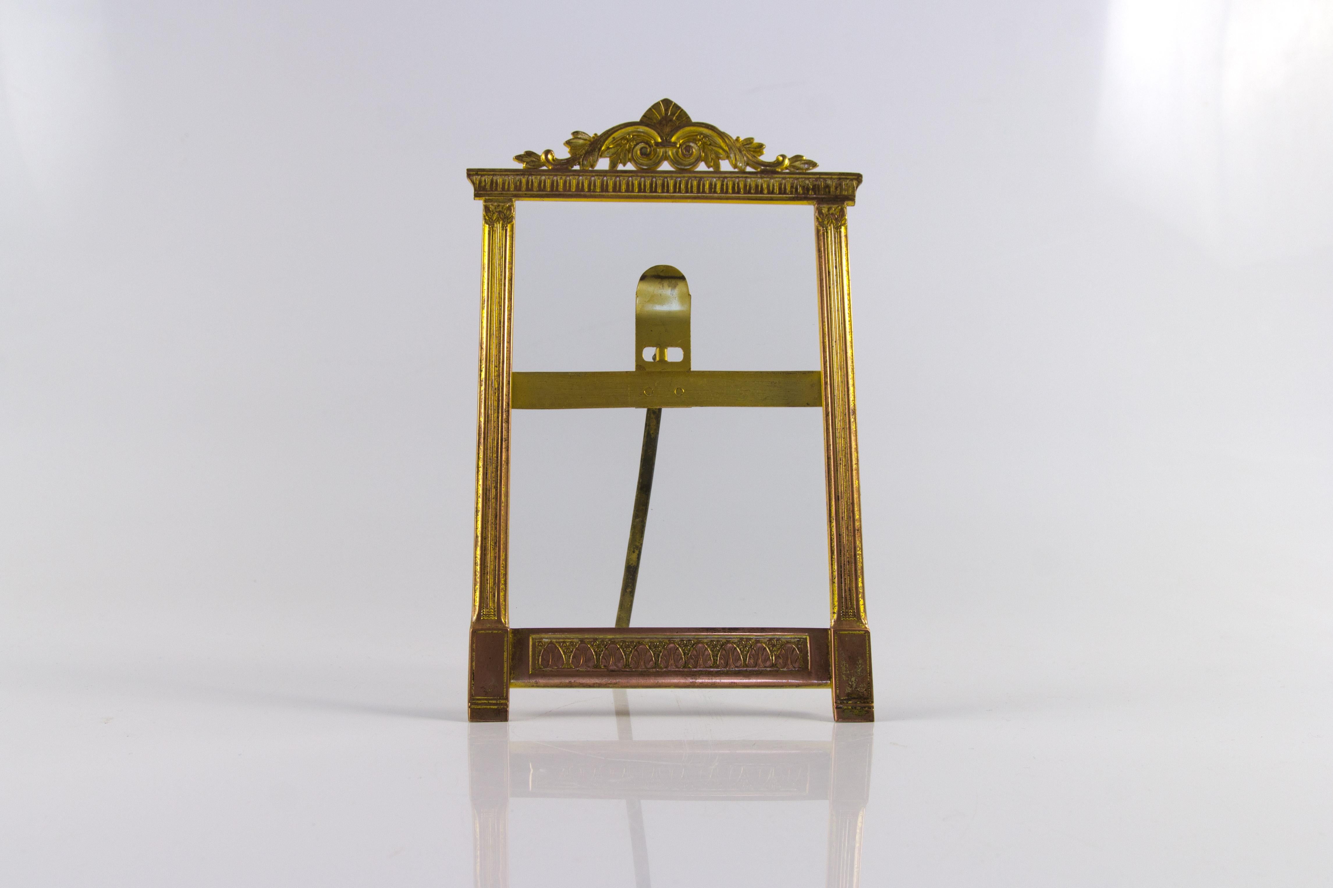 French Empire Style Brass Desk Frame 10