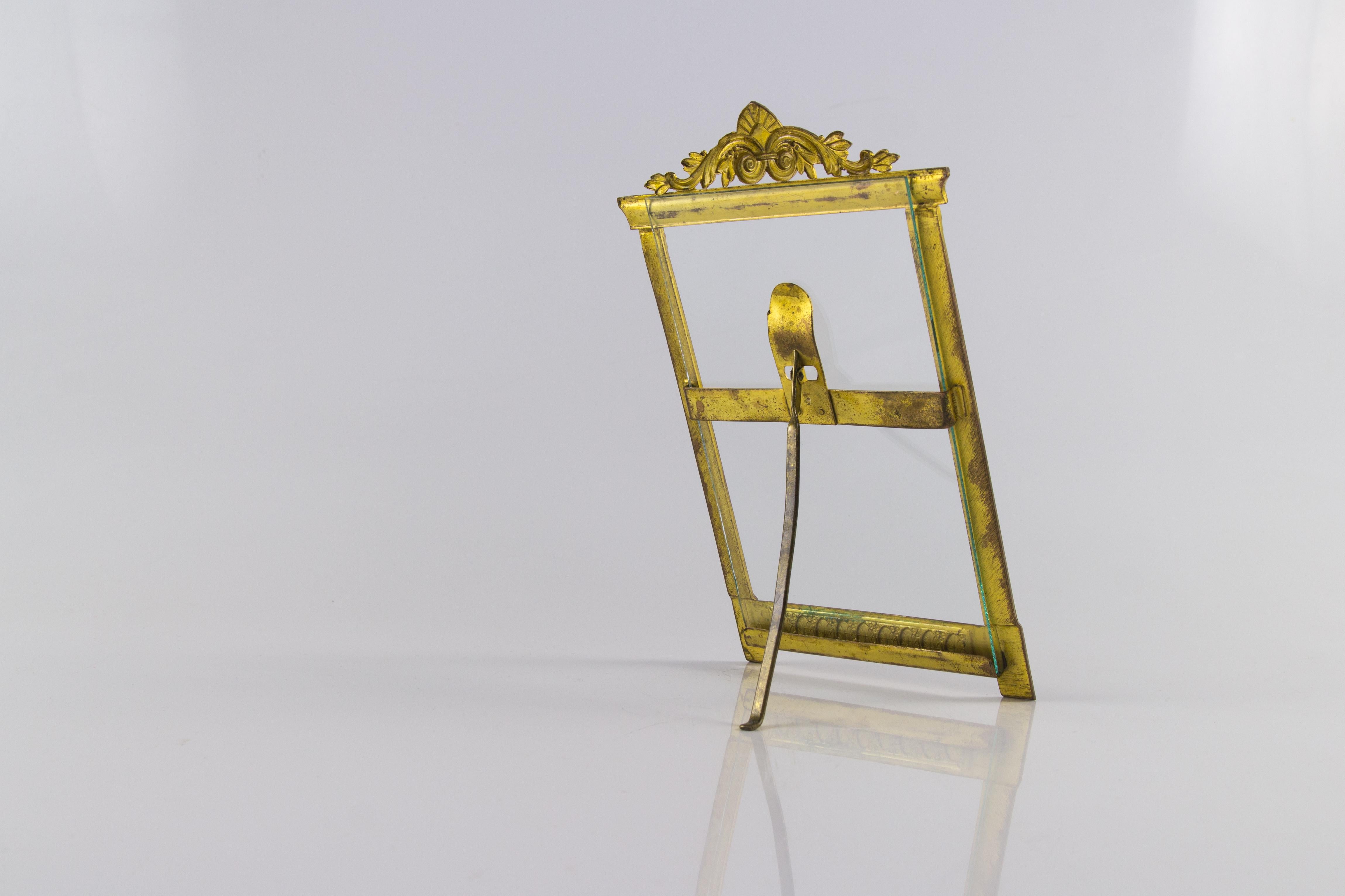 French Empire Style Brass Desk Frame 14