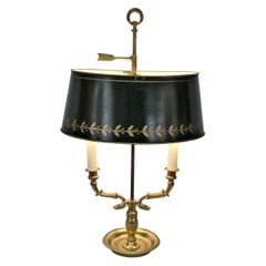 French Empire Style Bronze Bouillotte Desk-Table Lamp