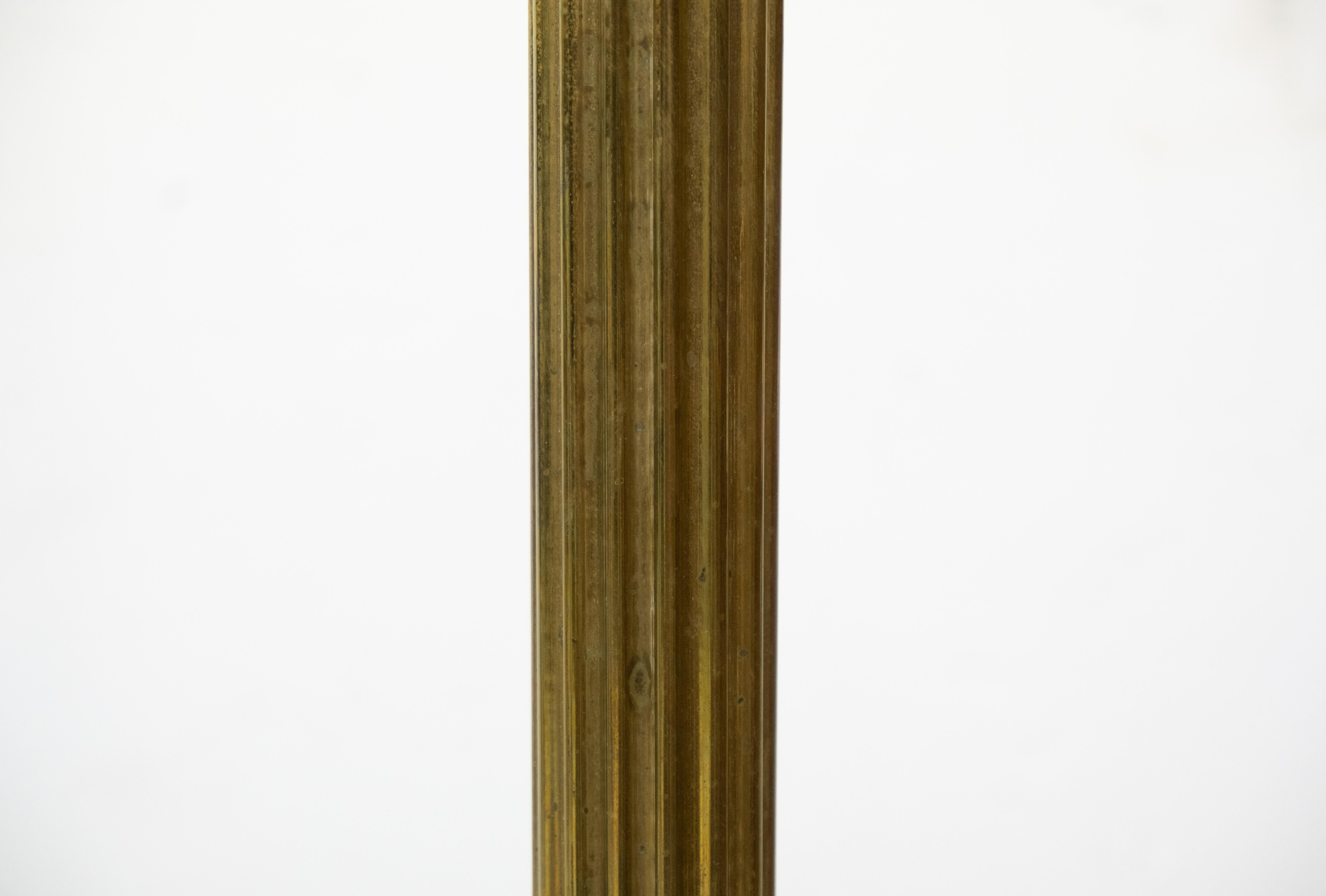 French Empire Style Bronze Column Floor Lamp 4