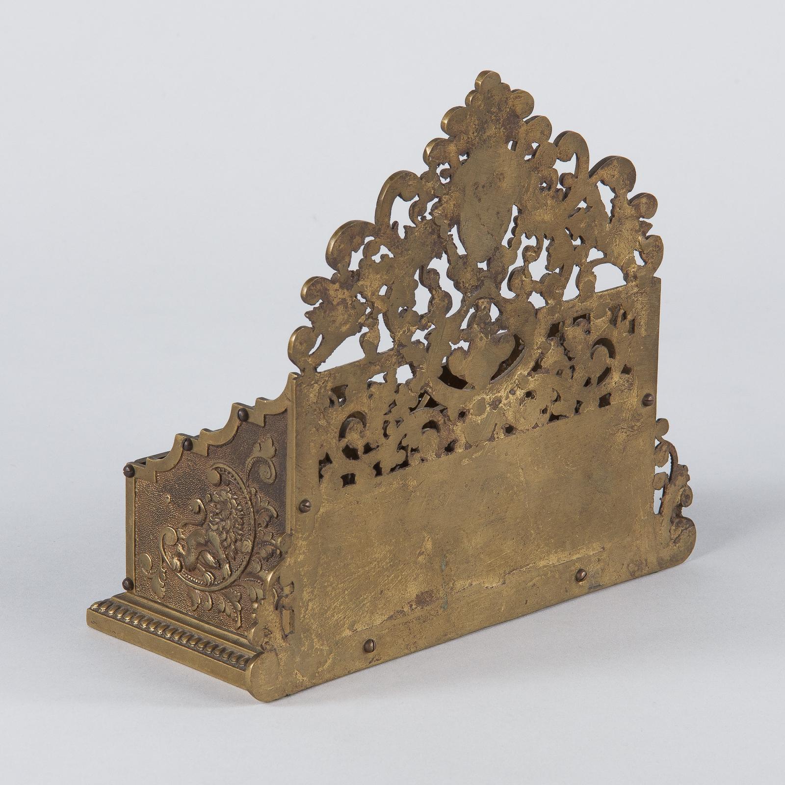 French Empire Style Bronze Desk Garniture, Late 1800s 7
