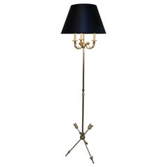 French Empire Style Bronze Floor Lamp