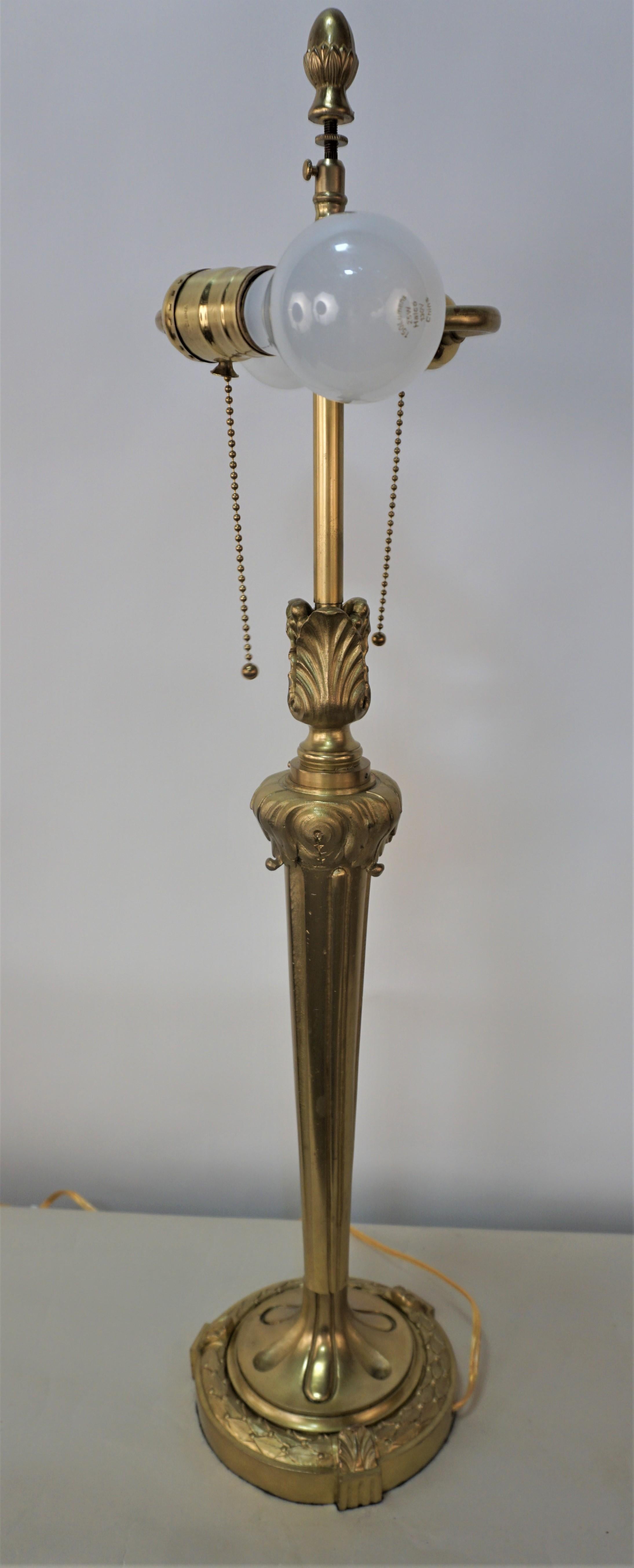 French Empire Style Bronze Table Lamp 3