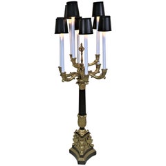 French Empire Style Bronze Table Lamp