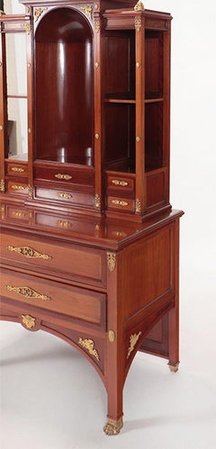 Armadio stile impero francese con montature in bronzo di Bardie Bordeaux Ebeniste