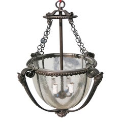 French Empire Style Cast Bronze Lantern