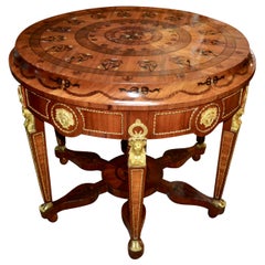 French Empire Style Centre Hall Table