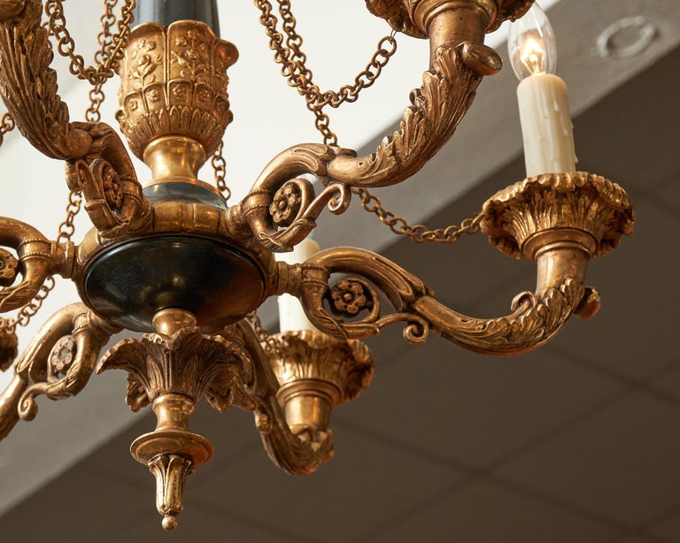 Mid-20th Century French Empire Style Chandelier