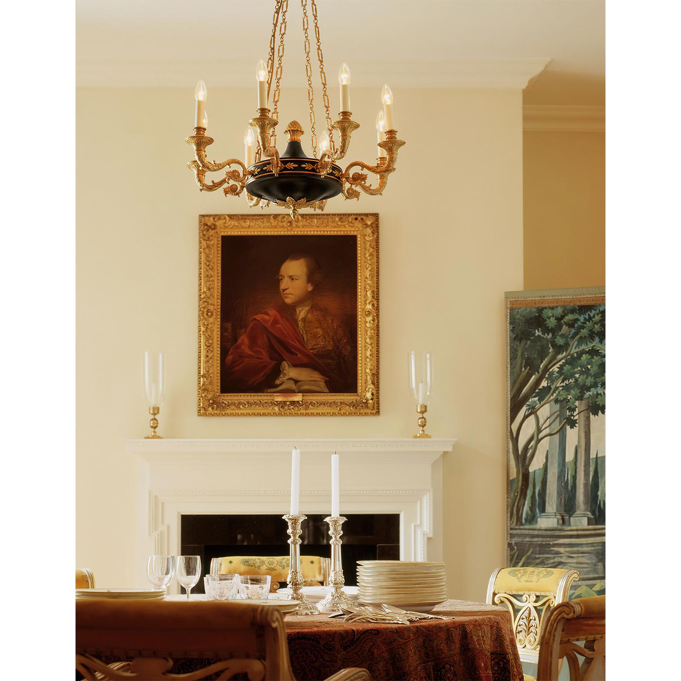 Inglese Lampadario stile impero francese in vendita