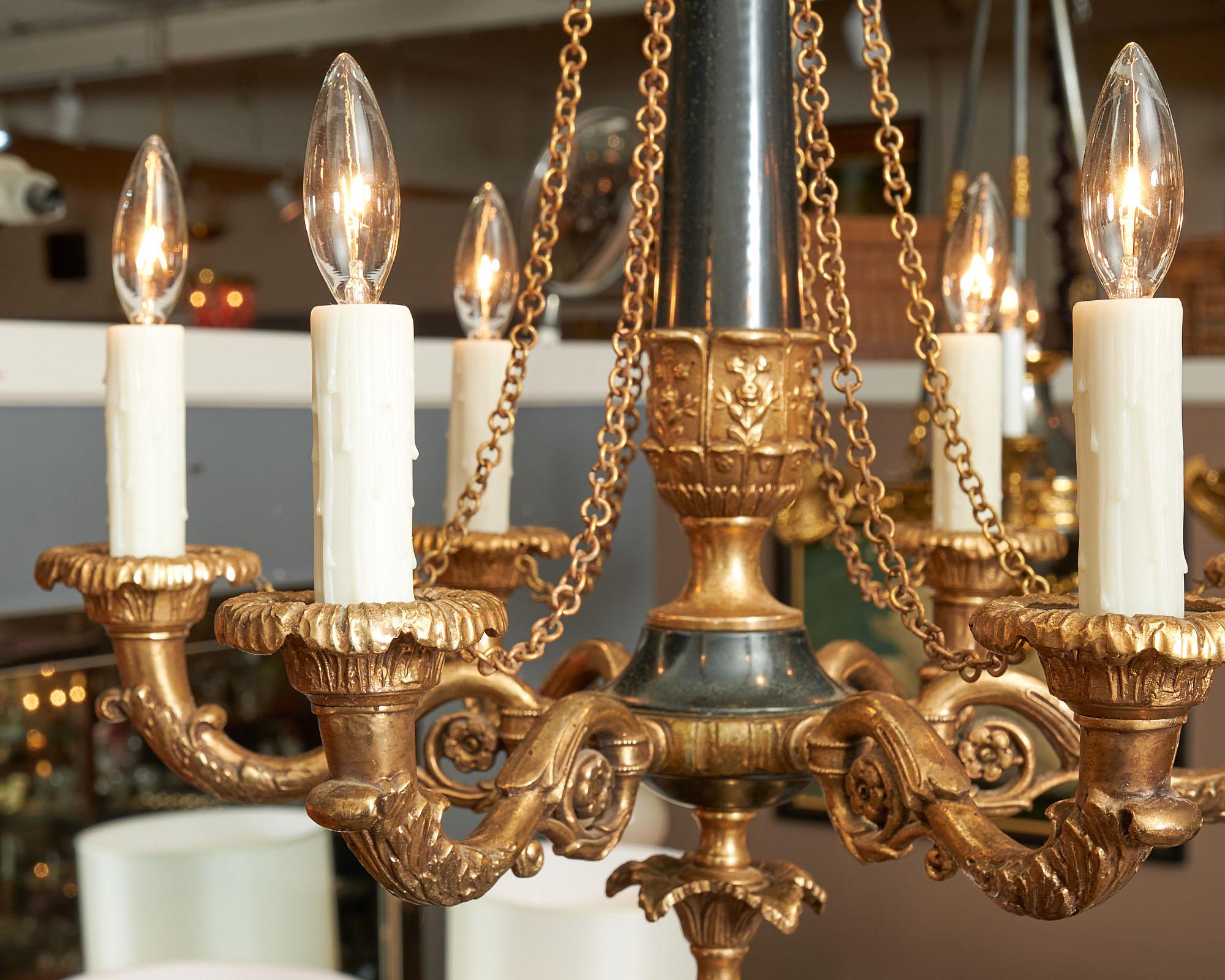 French Empire Style Chandelier 3