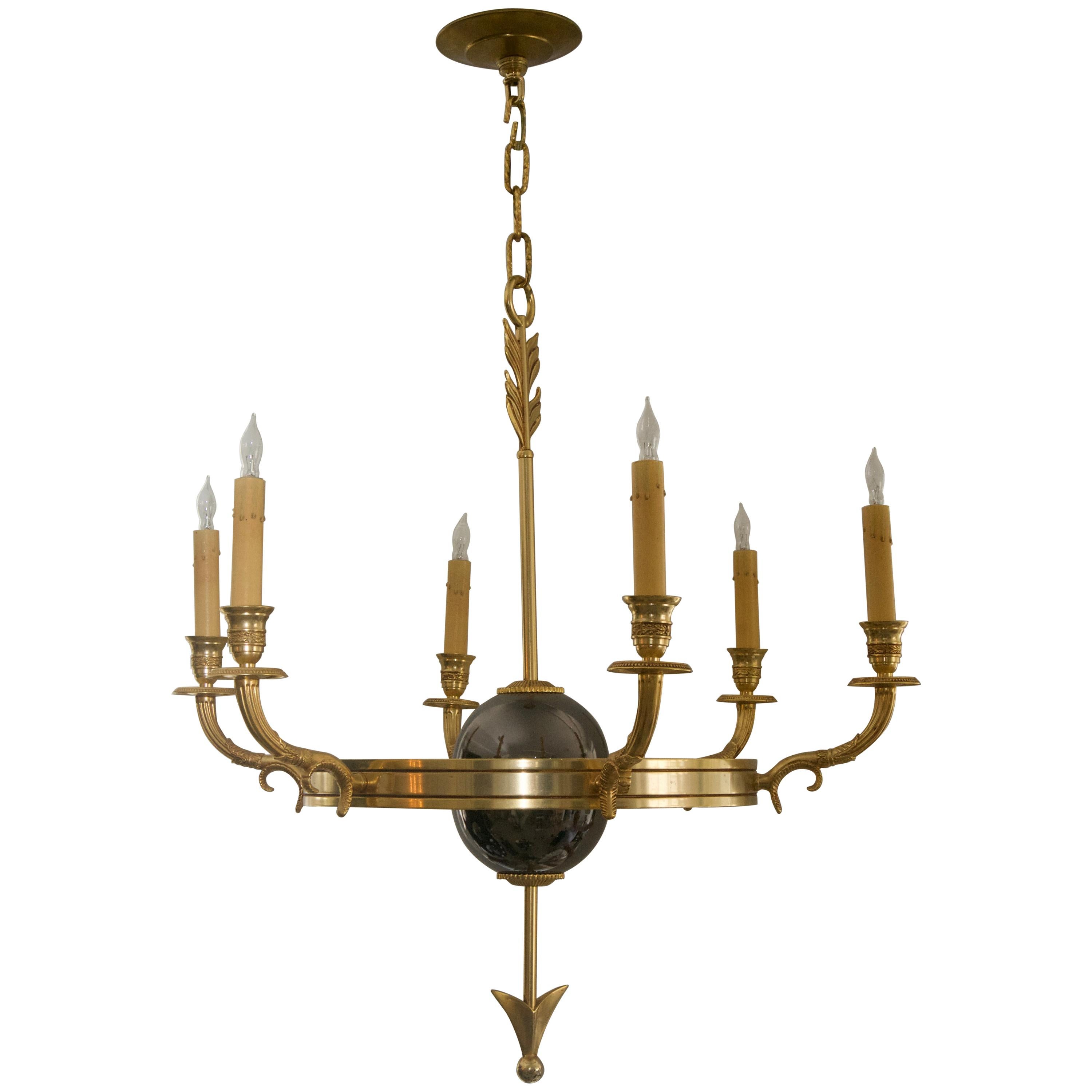  French Empire Style Chandelier