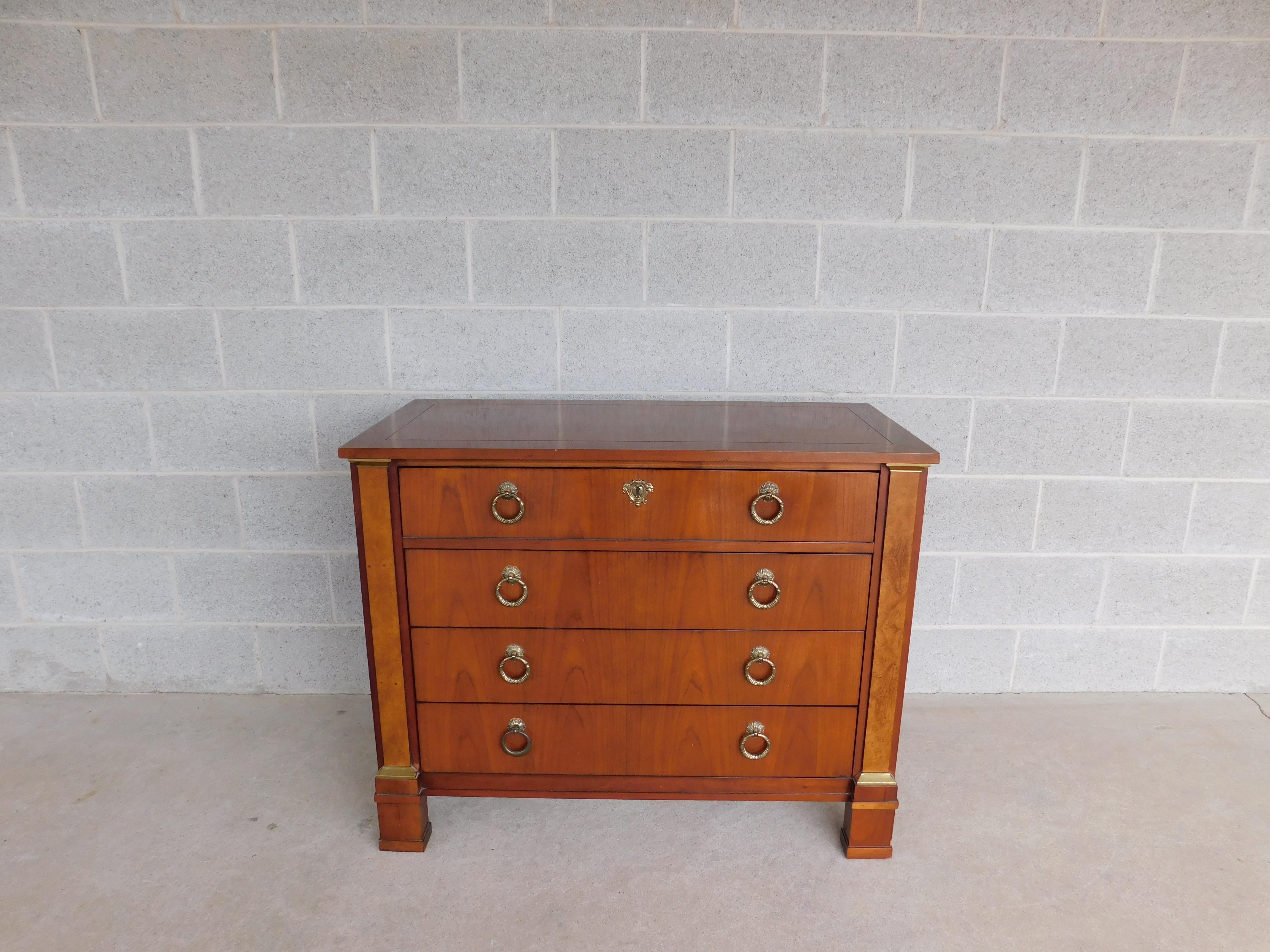 Empire Revival French Empire Style Cherry Chest by BAKER Furniture Co. For Sale