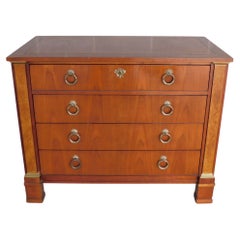French Empire Style Cherry Chest by BAKER Furniture Co.