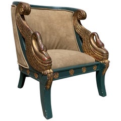 Chaise d'enfant de style Empire français