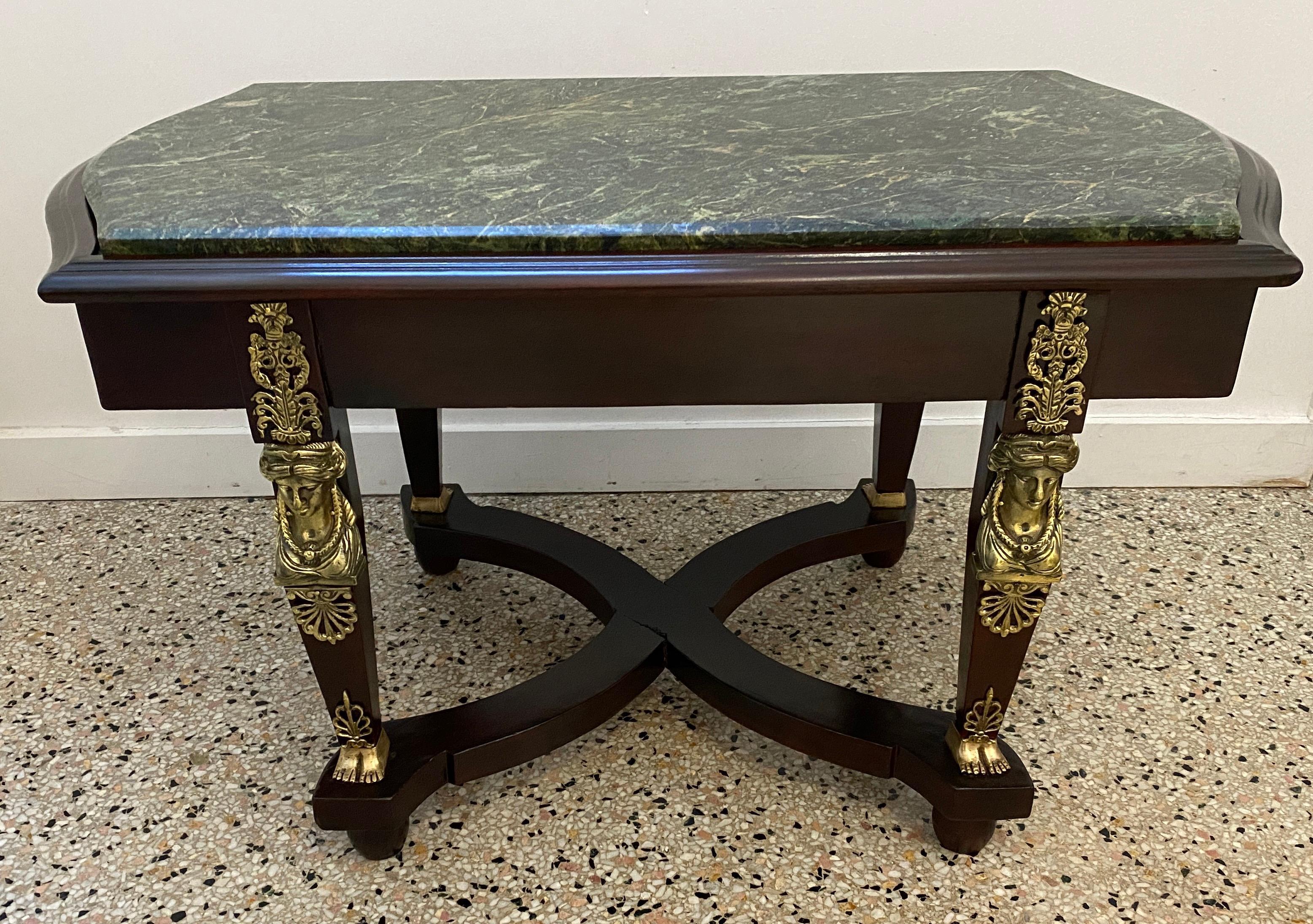 French Empire Style Cocktail Table For Sale 7