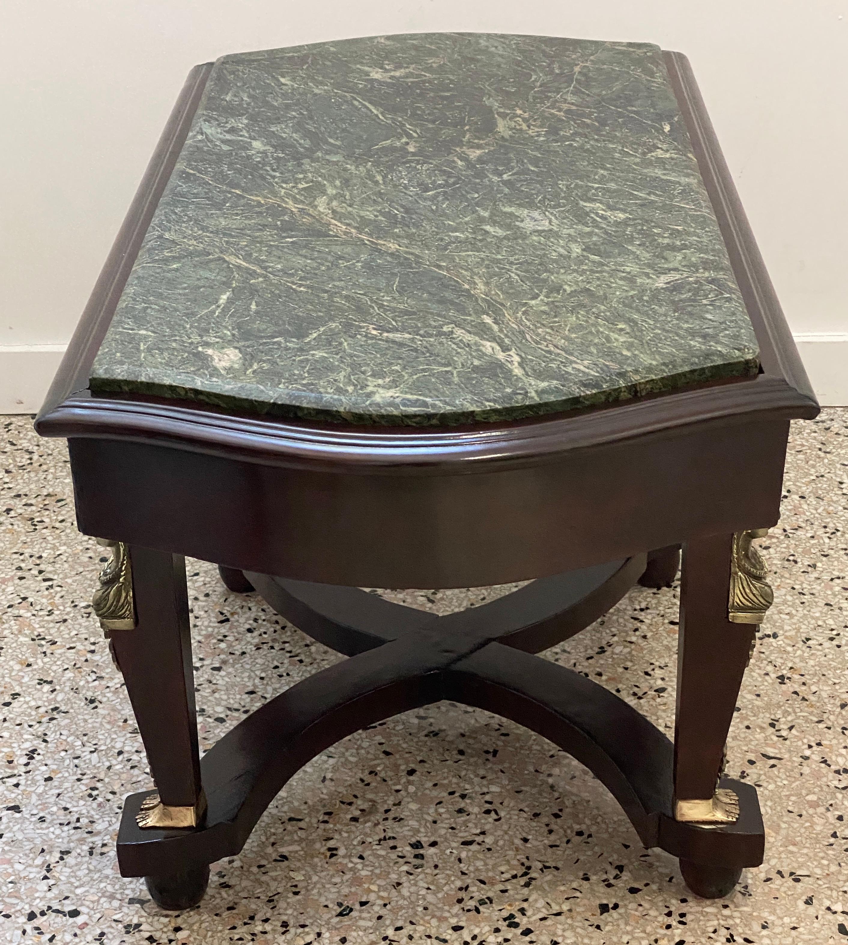 French Empire Style Cocktail Table For Sale 1