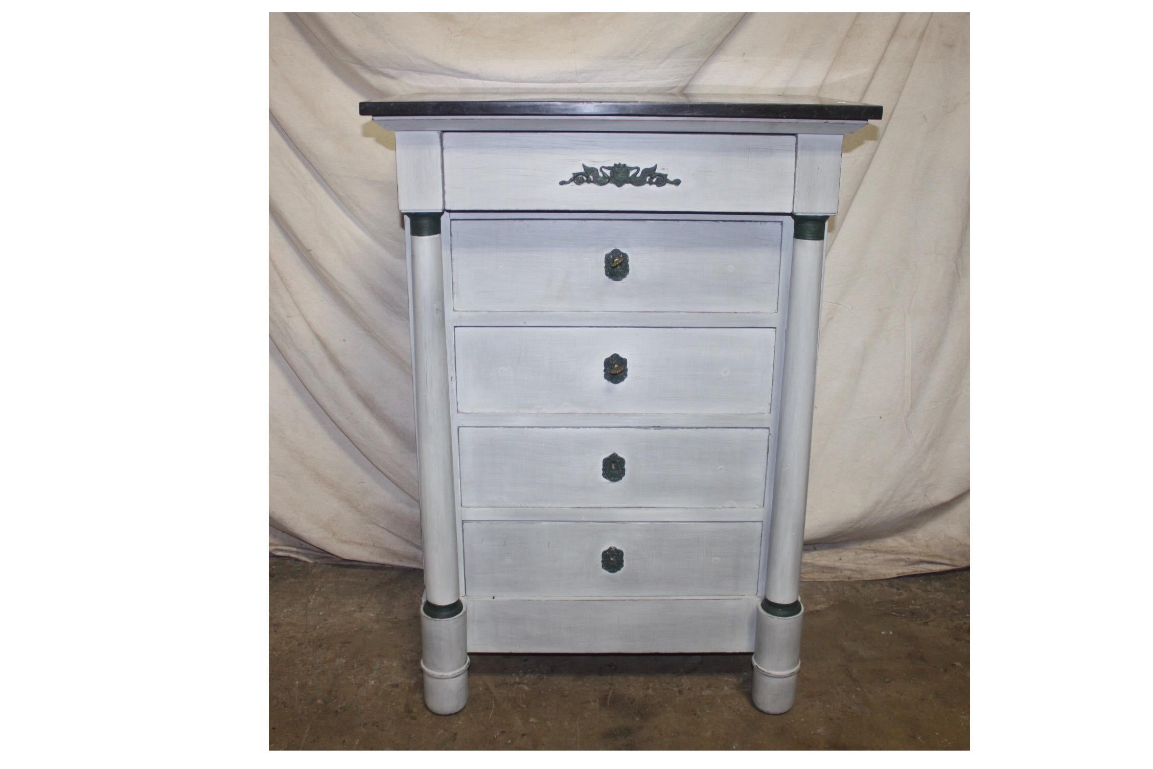 20th Century French Empire Style Commode 
