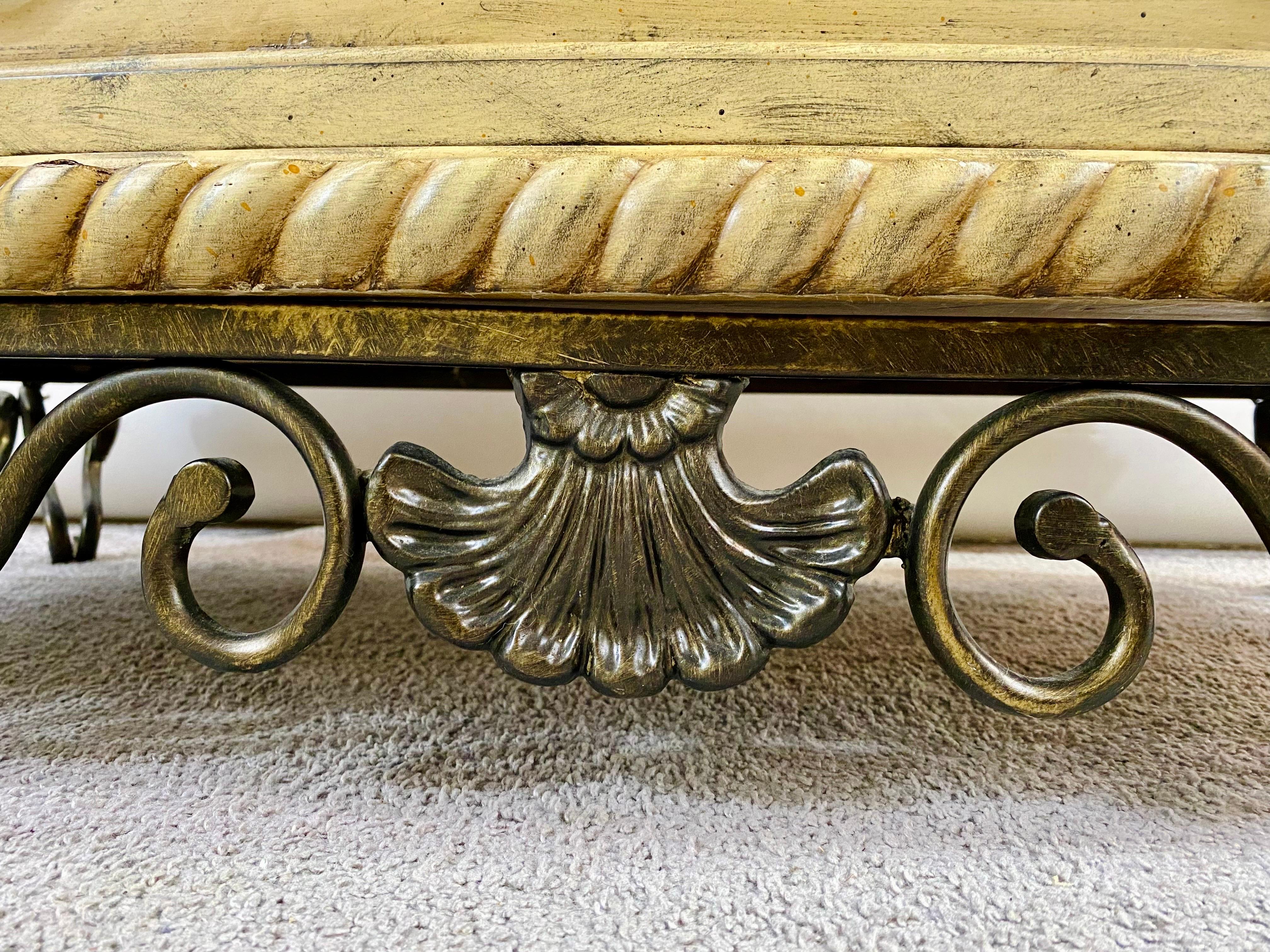 French Empire Style Commode or Dresser with Marble Top & Bronze Lion Head Pulls For Sale 2