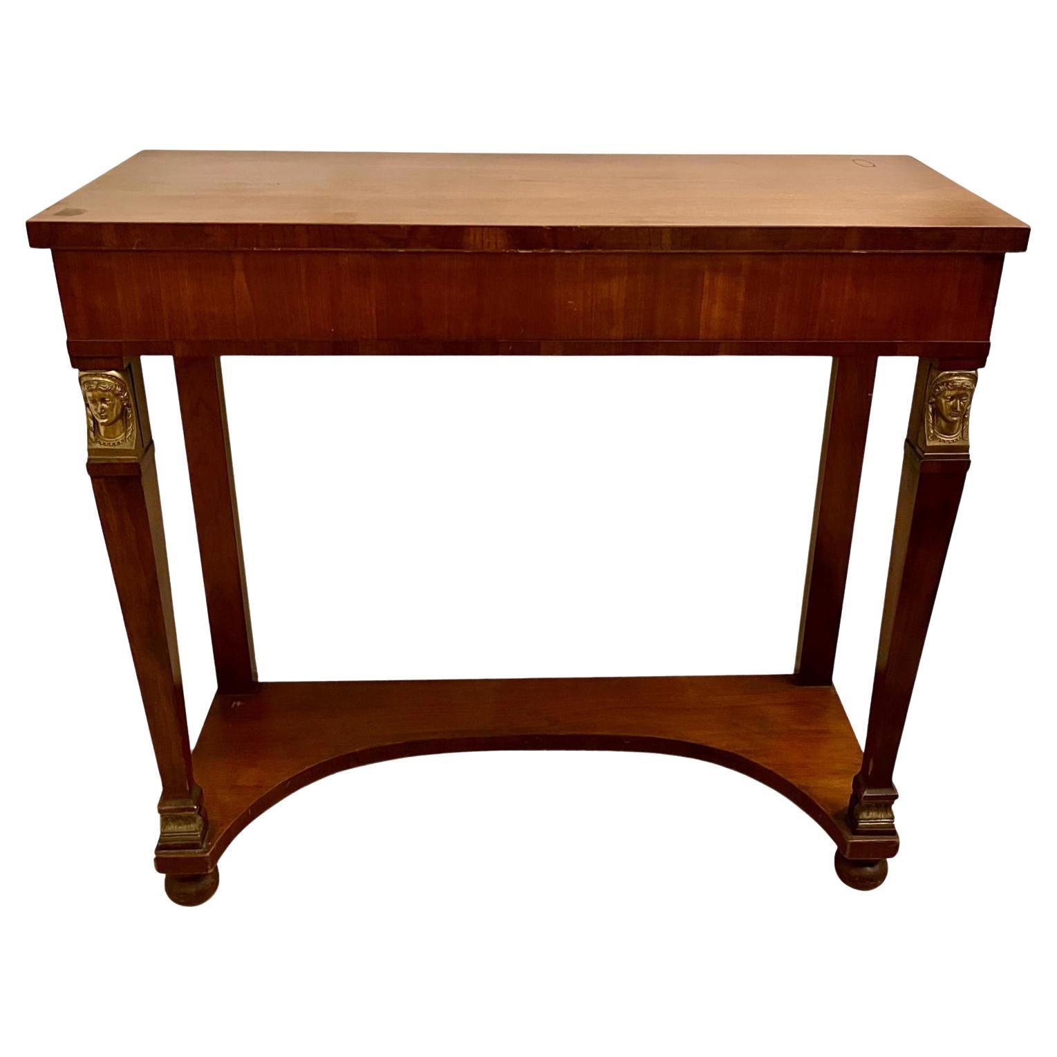 French Empire Style Console     For Sale