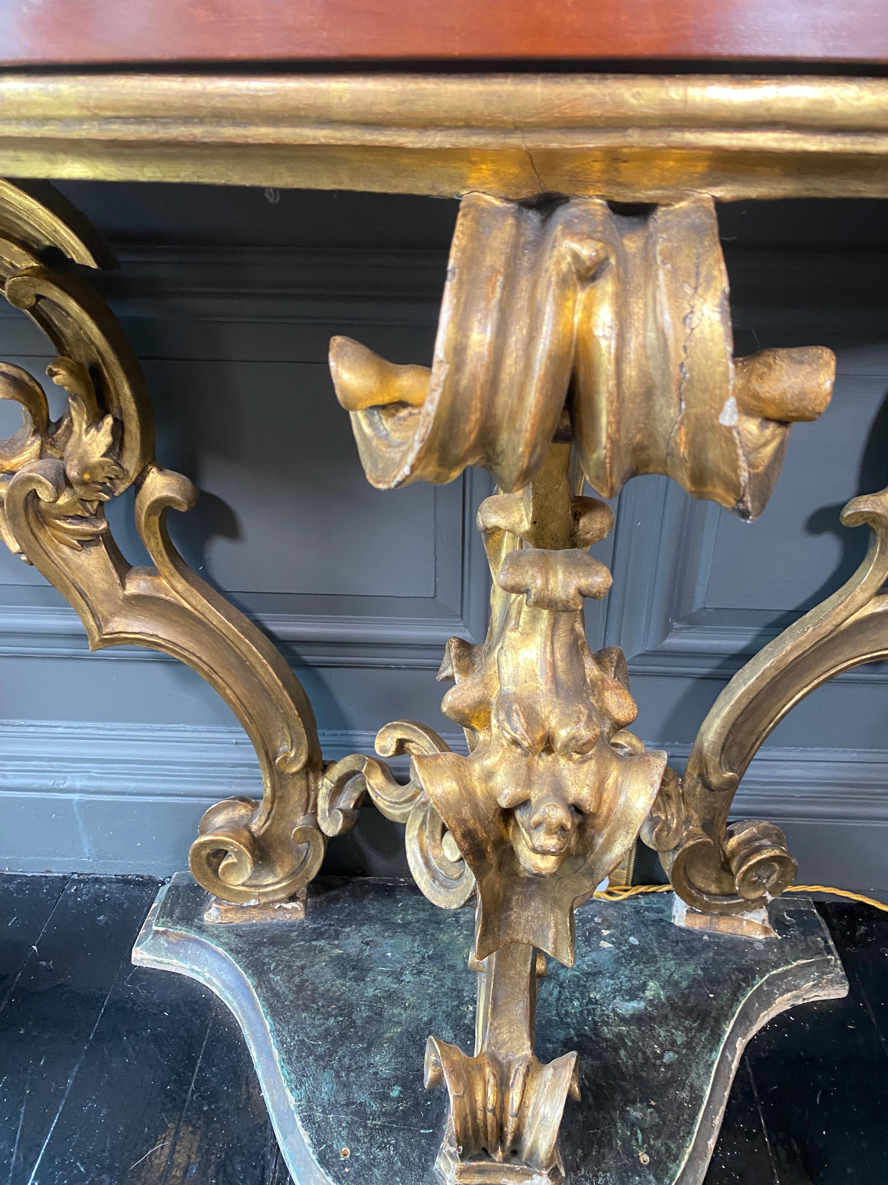 19th Century French Empire-Style Console Table, Circa 1890