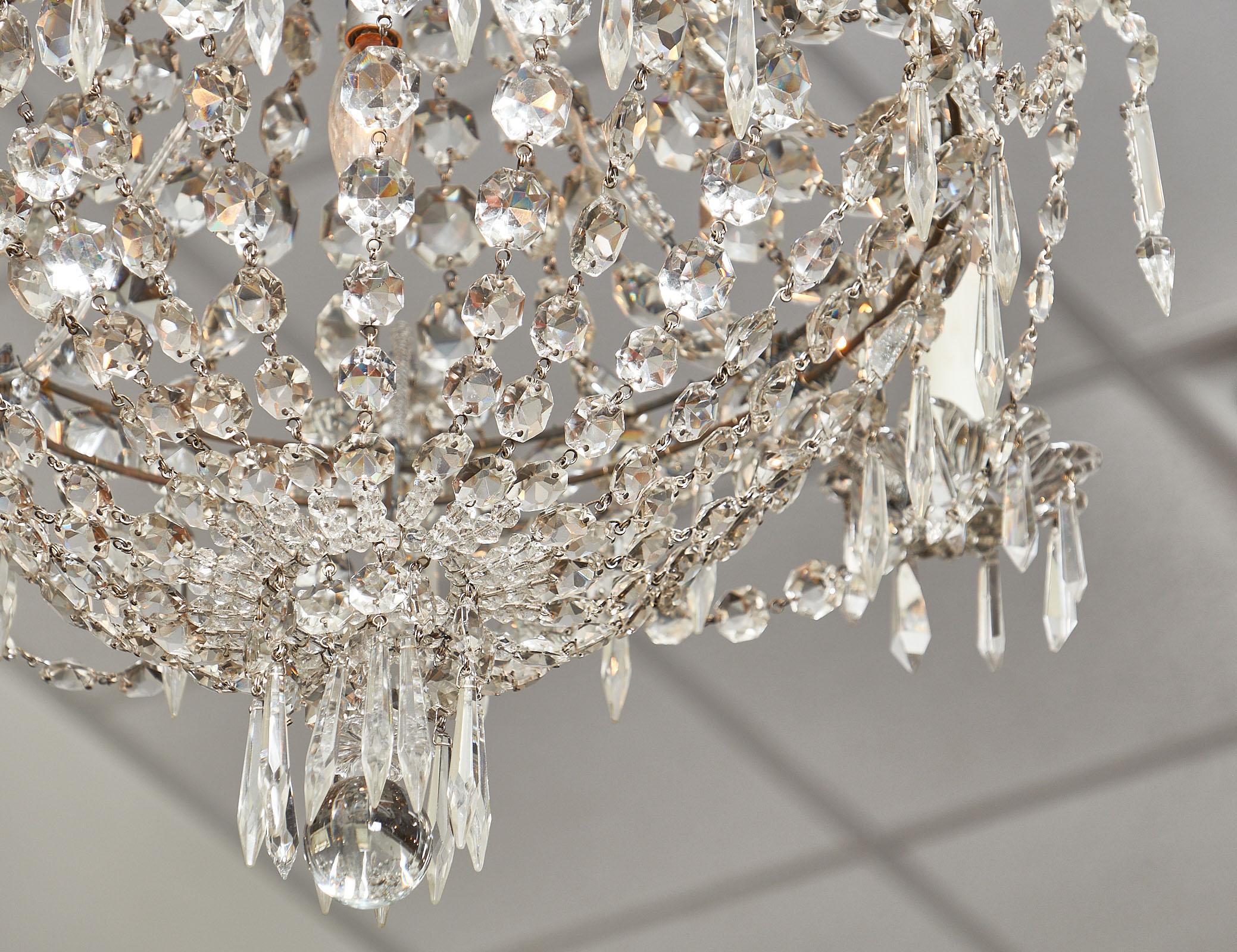 French Empire Style Crystal Chandelier 2