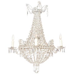 French Empire Style Crystal Chandelier