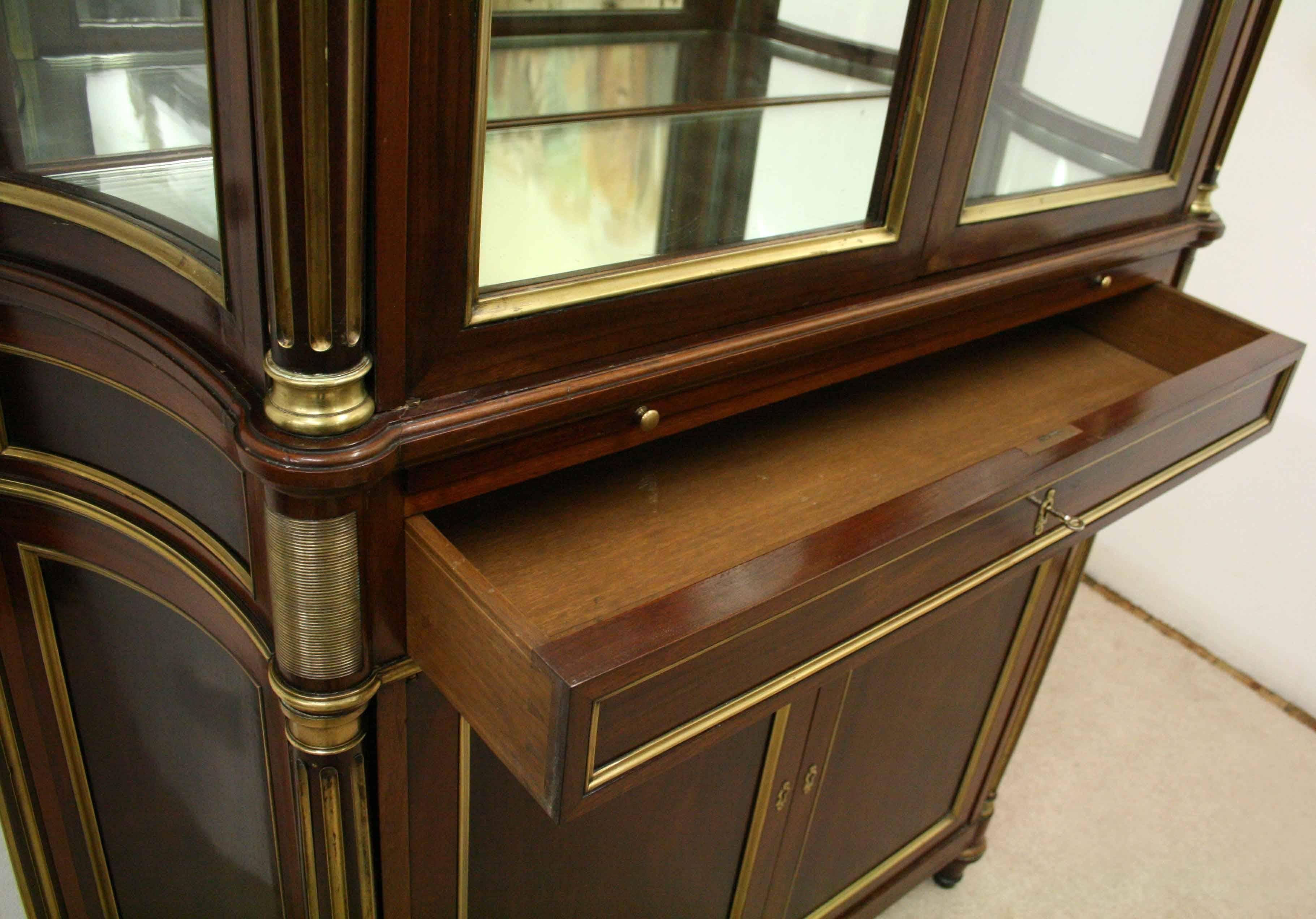 French Empire Style Display Cabinet For Sale 8