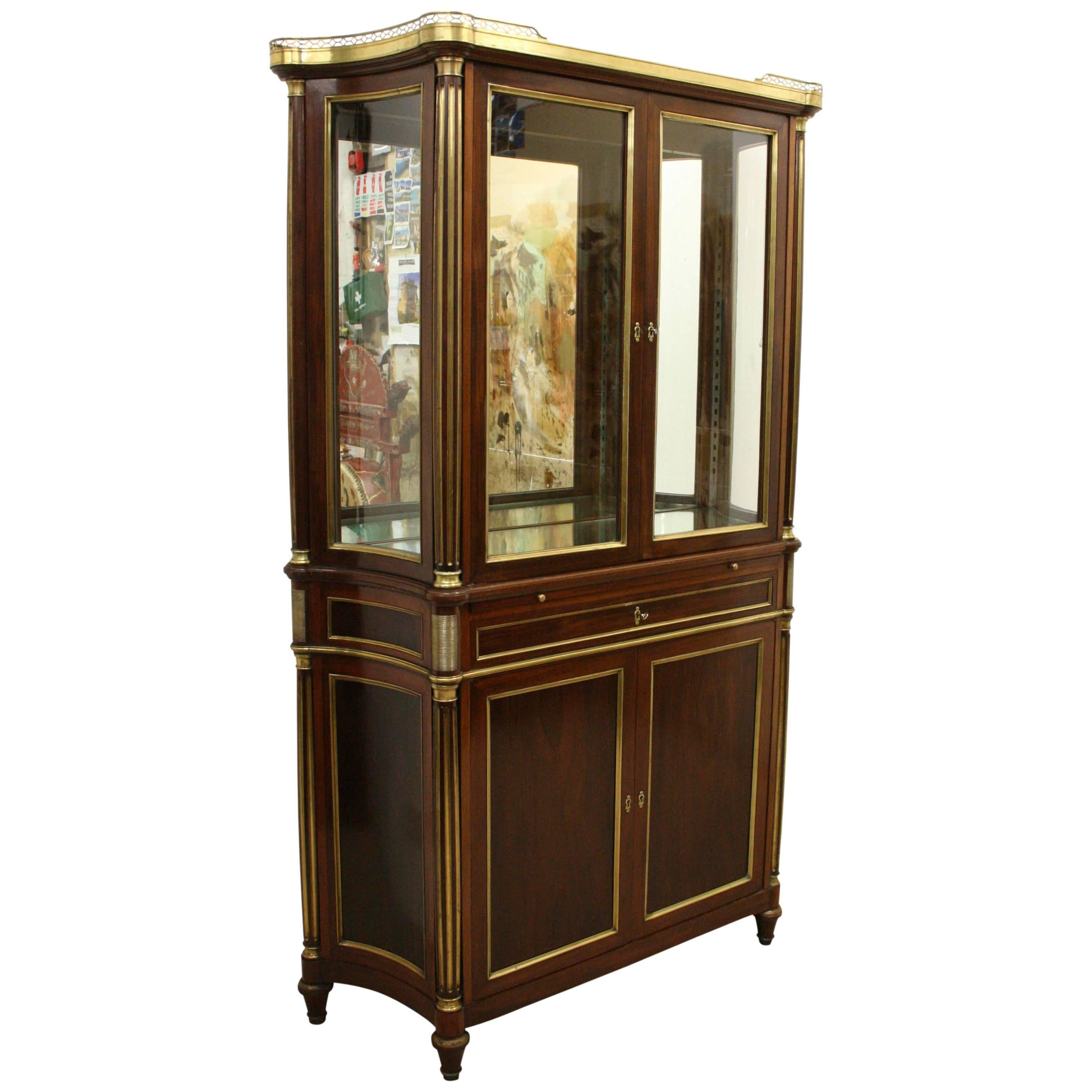 French Empire Style Display Cabinet For Sale