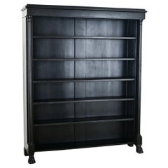 Librería Ebonizada Estilo Imperio Francés