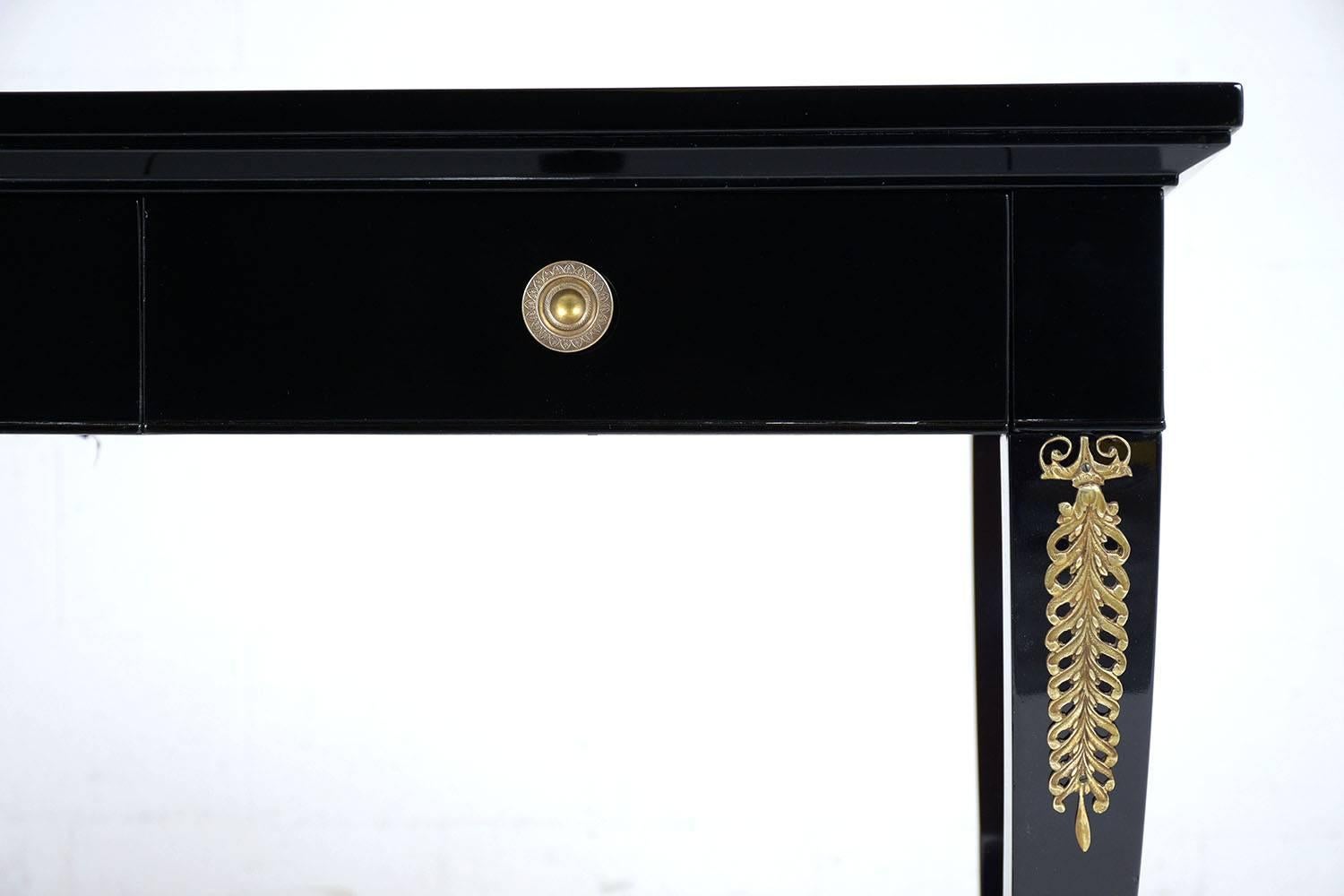 French Empire Leather Desk 2