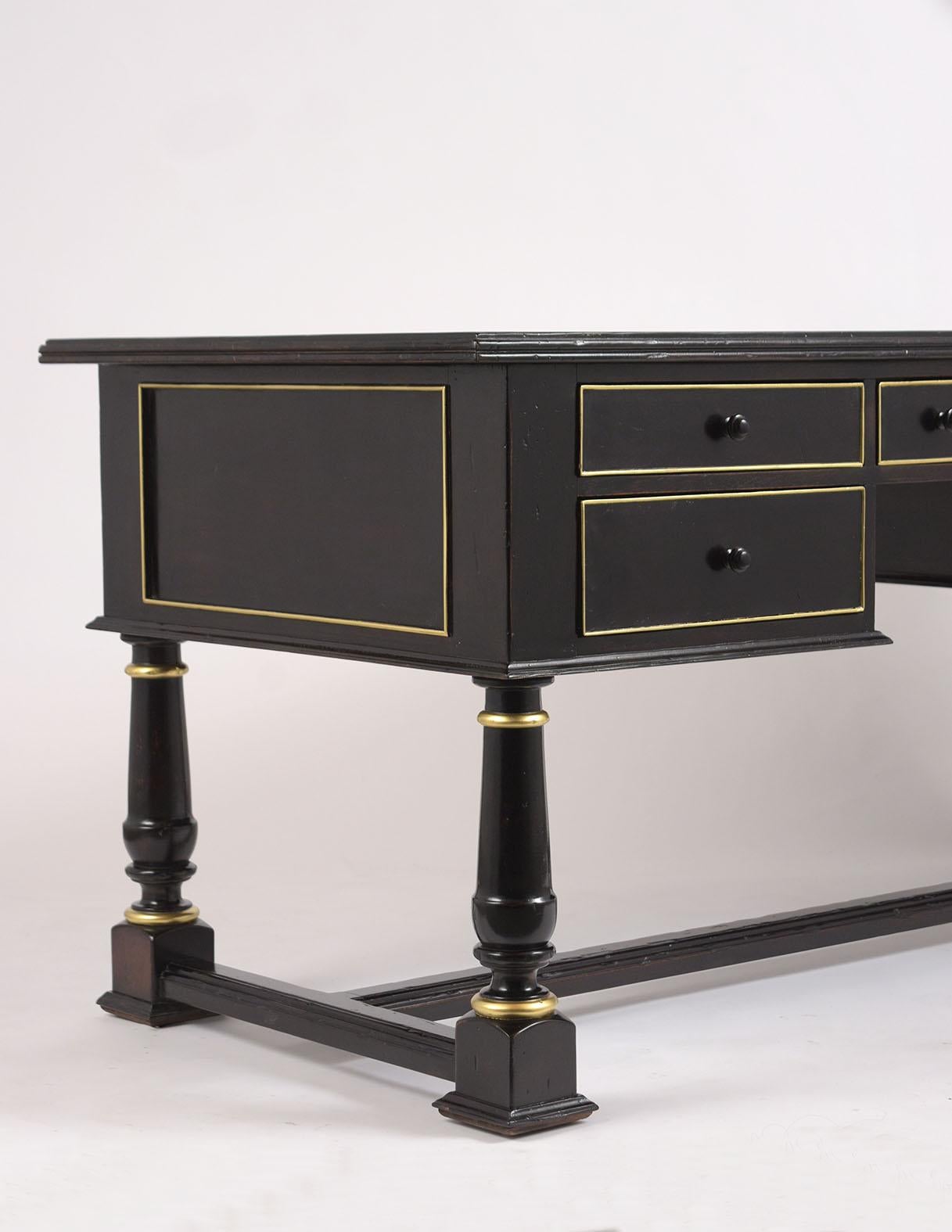 Leather Empire Style Desk 1
