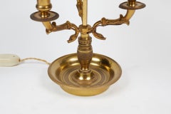 French Empire Style Gilded Bronze Bouillotte Lamp